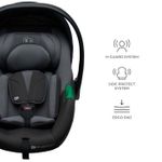 Jucarii, Copii si Bebe - Carucioare si articole de transport - Scaune auto copii - Scoica auto i-Size, 40-87 cm, Kinderkraft Mink Pro 2, Grey - Infinity.ro