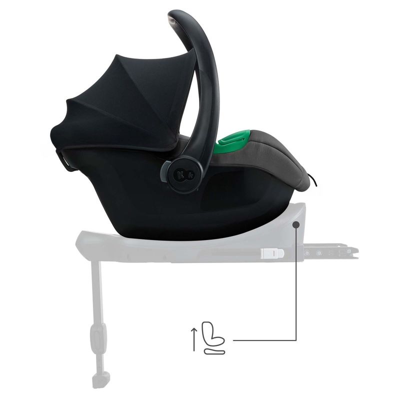 Jucarii, Copii si Bebe - Carucioare si articole de transport - Scaune auto copii - Scoica auto i-Size, 40-87 cm, Kinderkraft Mink Pro 2, Grey - Infinity.ro