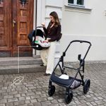 Jucarii, Copii si Bebe - Carucioare si articole de transport - Scaune auto copii - Scoica auto i-Size, 40-87 cm, Kinderkraft Mink Pro 2, Black - Infinity.ro