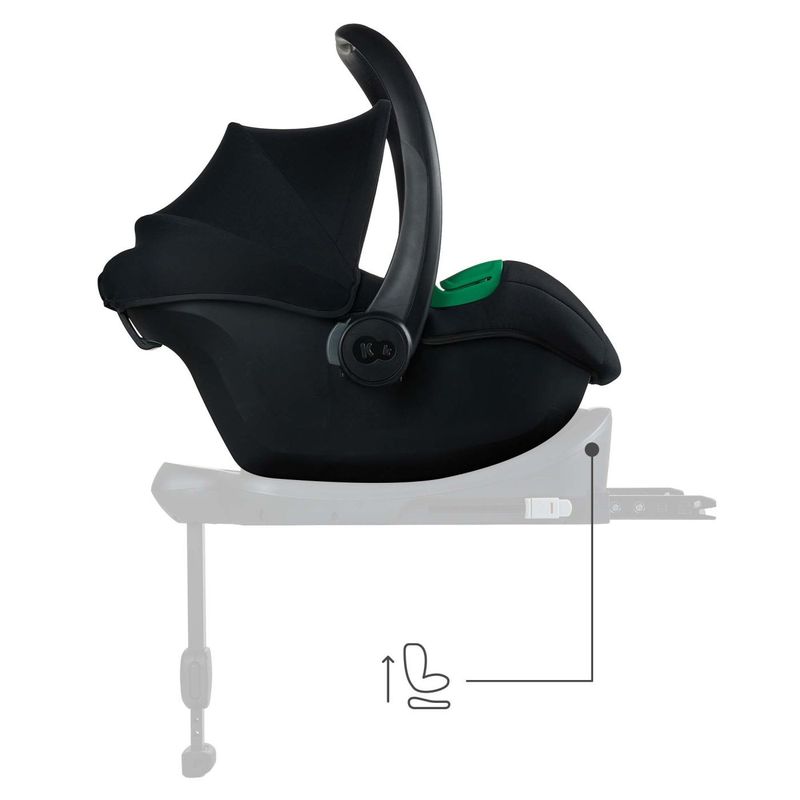 Jucarii, Copii si Bebe - Carucioare si articole de transport - Scaune auto copii - Scoica auto i-Size, 40-87 cm, Kinderkraft Mink Pro 2, Black - Infinity.ro