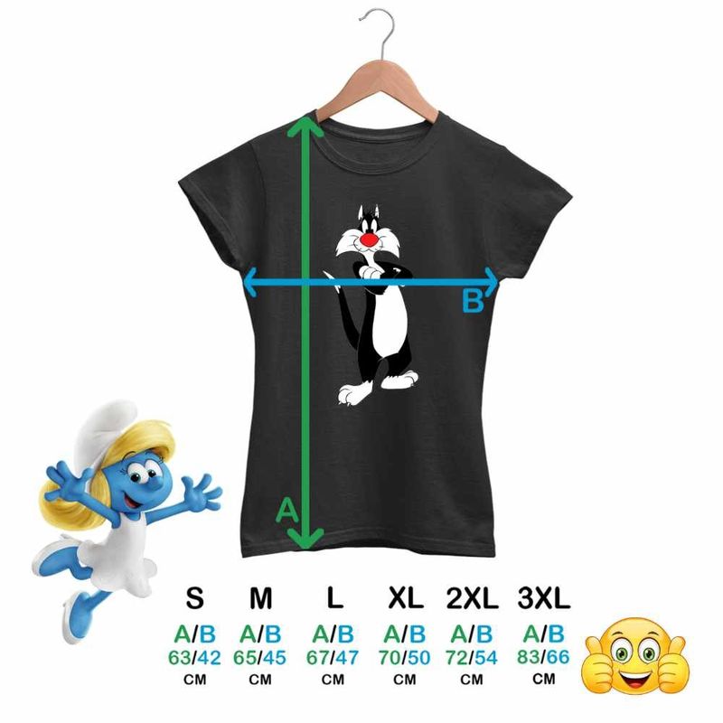 Fashion, accesorii si bijuterii - Femei - Imbracaminte femei - Tricouri si topuri femei - Tricou Femei Tweety Motanul Sylvester, negru, marime M - Infinity.ro
