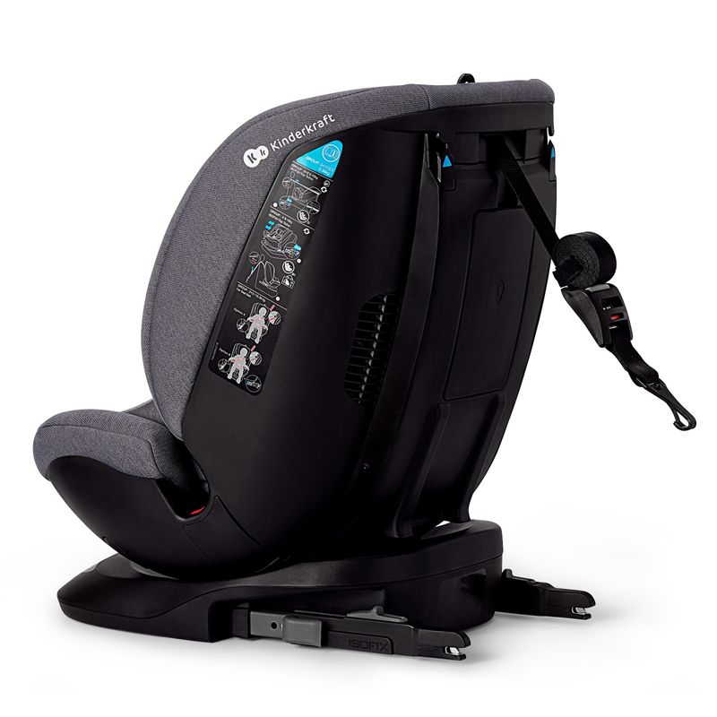 Jucarii, Copii si Bebe - Carucioare si articole de transport - Scaune auto copii - Scaun auto Kinderkraft Xpedition rotativ, 0-36 kg, cu Isofix, Grey - Infinity.ro