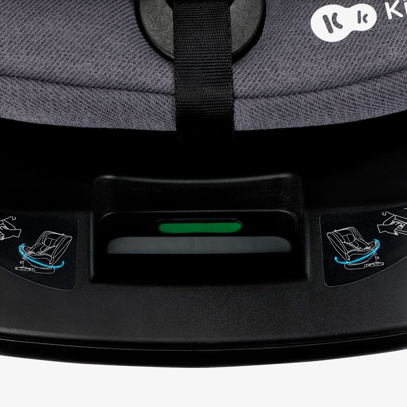 Jucarii, Copii si Bebe - Carucioare si articole de transport - Scaune auto copii - Scaun auto Kinderkraft Xpedition rotativ, 0-36 kg, cu Isofix, Grey - Infinity.ro
