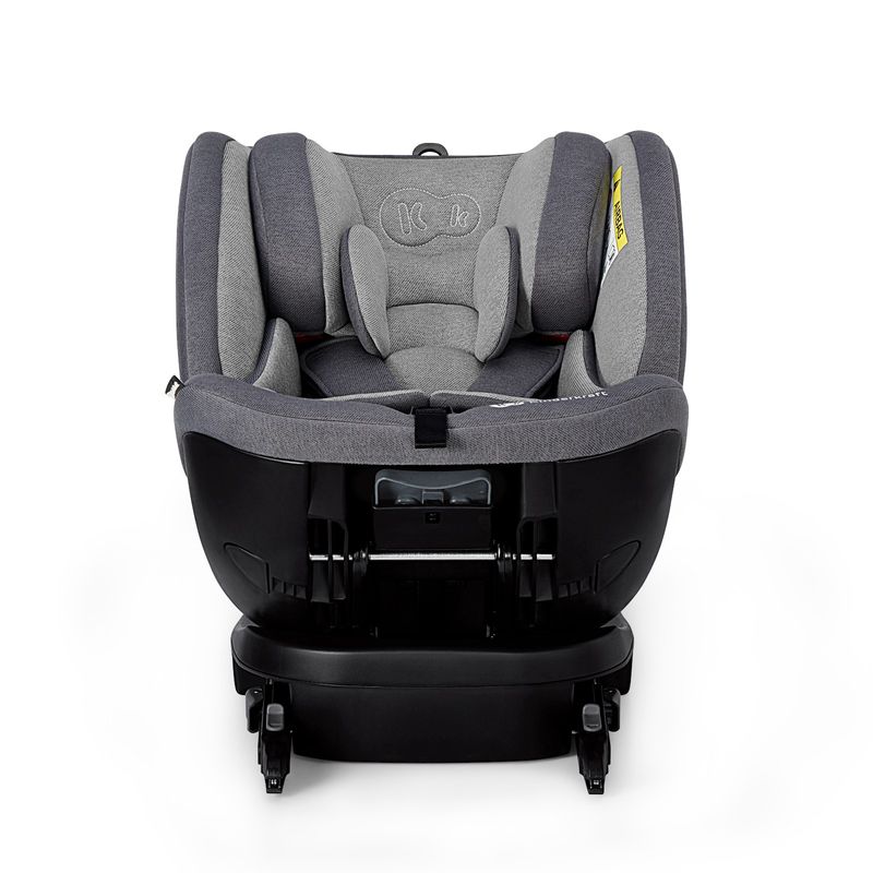 Jucarii, Copii si Bebe - Carucioare si articole de transport - Scaune auto copii - Scaun auto Kinderkraft Xpedition rotativ, 0-36 kg, cu Isofix, Grey - Infinity.ro