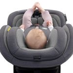 Jucarii, Copii si Bebe - Carucioare si articole de transport - Scaune auto copii - Scaun auto Kinderkraft Xpedition rotativ, 0-36 kg, cu Isofix, Grey - Infinity.ro