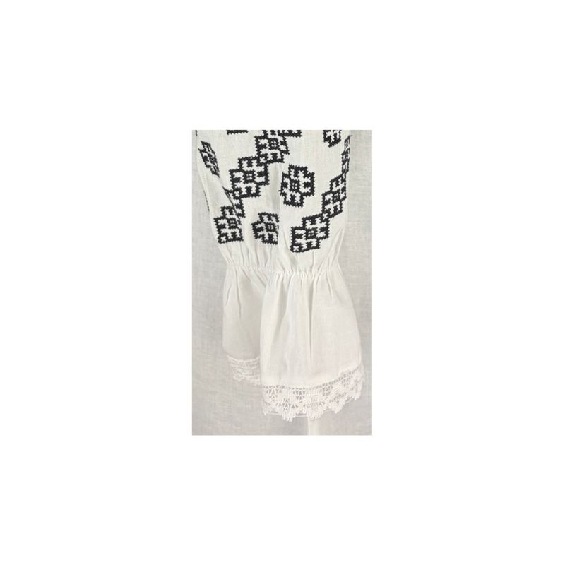Fashion, accesorii si bijuterii - Femei - Imbracaminte femei - Camasi si bluze femei - Bluza dama SE26F alb/negru marimea S - Infinity.ro