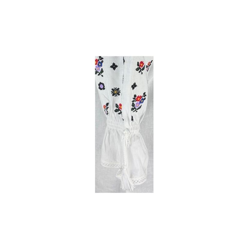 Fashion, accesorii si bijuterii - Femei - Imbracaminte femei - Camasi si bluze femei - Bluza dama SE26F alb/olive marimea S - Infinity.ro