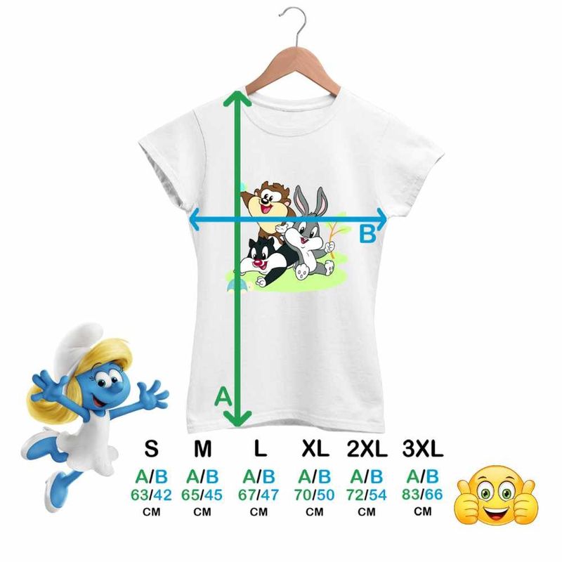 Fashion, accesorii si bijuterii - Femei - Imbracaminte femei - Tricouri si topuri femei - Tricou Femei Bugs Bunny Diavol Tasmanian Daffy Duck Bebelusi Taz, alb, marime S - Infinity.ro