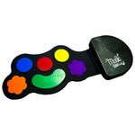 Jucarii, Copii si Bebe - Jucarii si jocuri - Jucarii de rol - Instrumente muzicale de jucarie - Mini Tobita Interactiva pentru Copii cu Baterie, Covoras Flexibil din Cauciuc cu 6 Sunete de Percutie - Infinity.ro