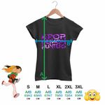 Fashion, accesorii si bijuterii - Femei - Imbracaminte femei - Tricouri si topuri femei - Tricou Femei Huntrix Kpop Demon Hunters, negru, marime S - Infinity.ro