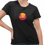 Fashion, accesorii si bijuterii - Femei - Imbracaminte femei - Tricouri si topuri femei - Tricou Femei Kygo Tropical House, negru, marime L - Infinity.ro