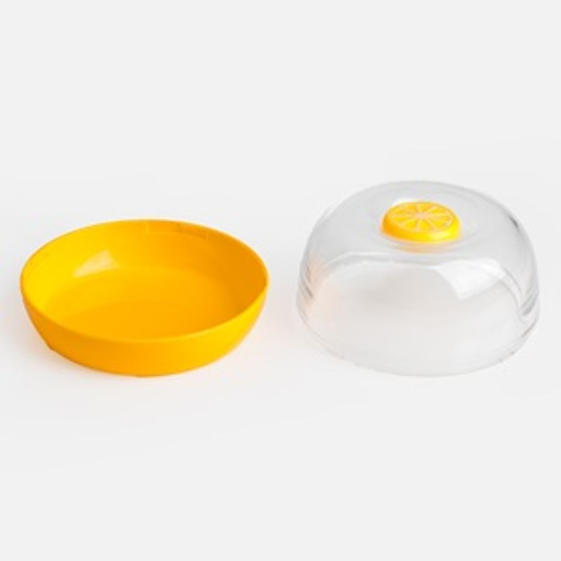 Casa si Gradina - Bucatarie si vesela - Organizare si depozitare bucatarie - Cutii alimentare - Recipient pentru Depozitarea Lamaii Taiate - Galben - Infinity.ro