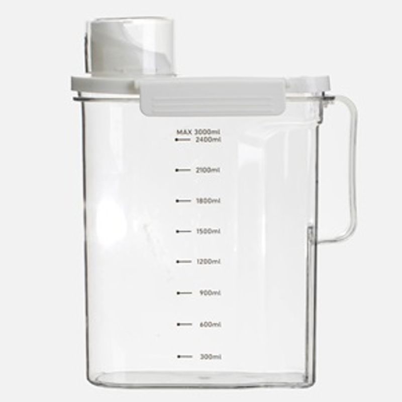 Casa si Gradina - Bucatarie si vesela - Organizare si depozitare bucatarie - Dispensere detergent - Recipient Detergent cu Dozator, 3L, Transparent - Infinity.ro