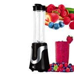 Electronice si Electrocasnice - Electrocasnice bucatarie - Mixere, tocatoare & roboti de bucatarie - Blendere si mini tocatoare - Blender Mini Portabil Electric 300W cu Recipient Transparent - Infinity.ro