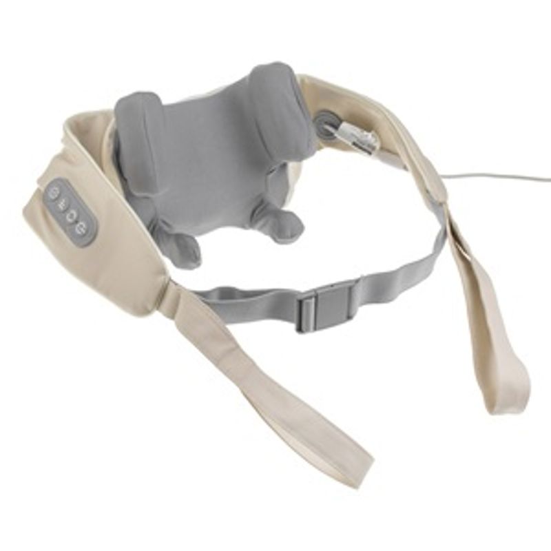 Ingrijire personala si Cosmetice - Sanatate si wellness - Articole wellness - Aparate si dispozitive de masaj - Aparat de masaj pentru gat si spate, USB, 10W, Bej - Infinity.ro