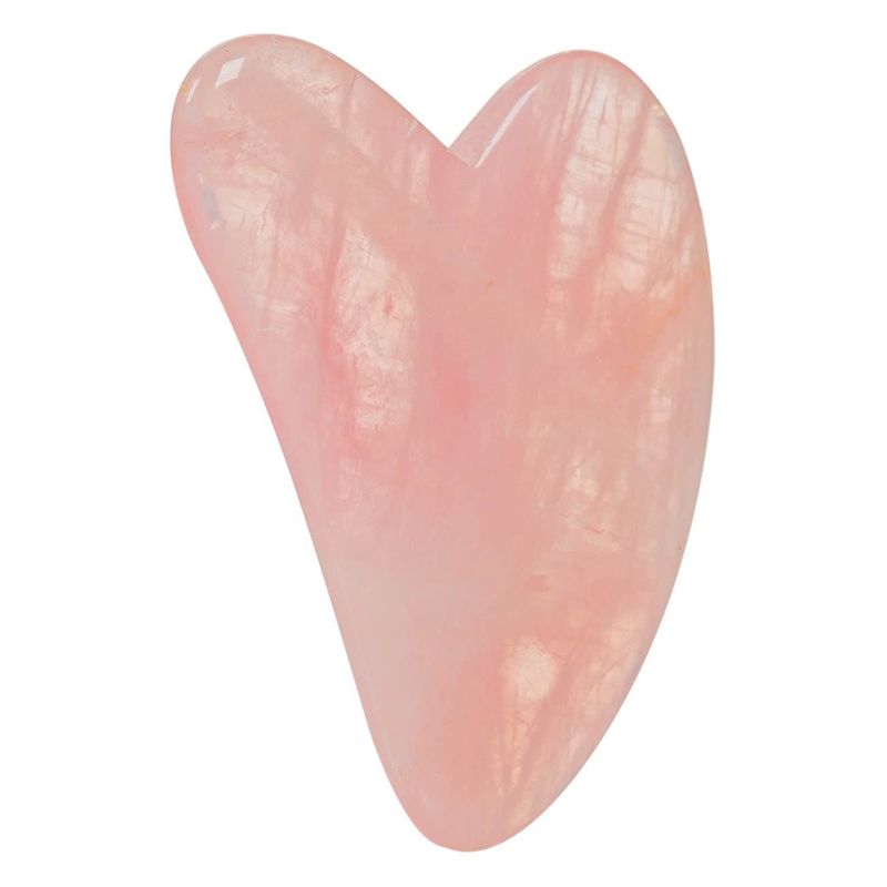 Ingrijire personala si Cosmetice - Sanatate si wellness - Articole wellness - Aparate si dispozitive de masaj - Piatra pentru Masaj Gua Sha Roz - Infinity.ro