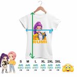 Fashion, accesorii si bijuterii - Femei - Imbracaminte femei - Tricouri si topuri femei - Tricou Femei Huntrix Rumi Kpop Demon Hunters, alb, marime XL - Infinity.ro