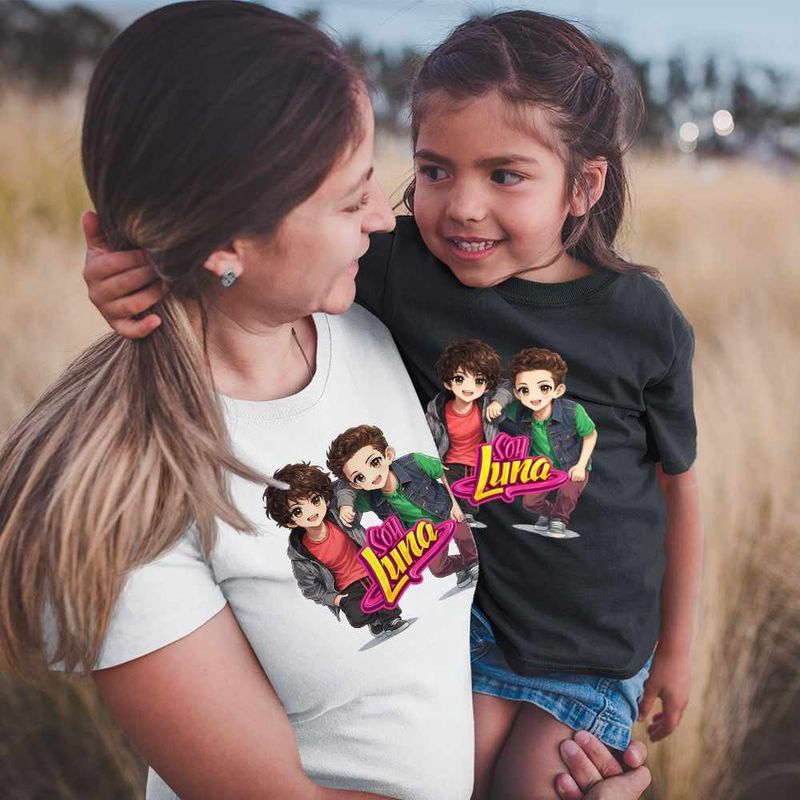 Fashion, accesorii si bijuterii - Femei - Imbracaminte femei - Tricouri si topuri femei - Tricou Femei Soy Luna Boys Chibi, negru, marime S - Infinity.ro