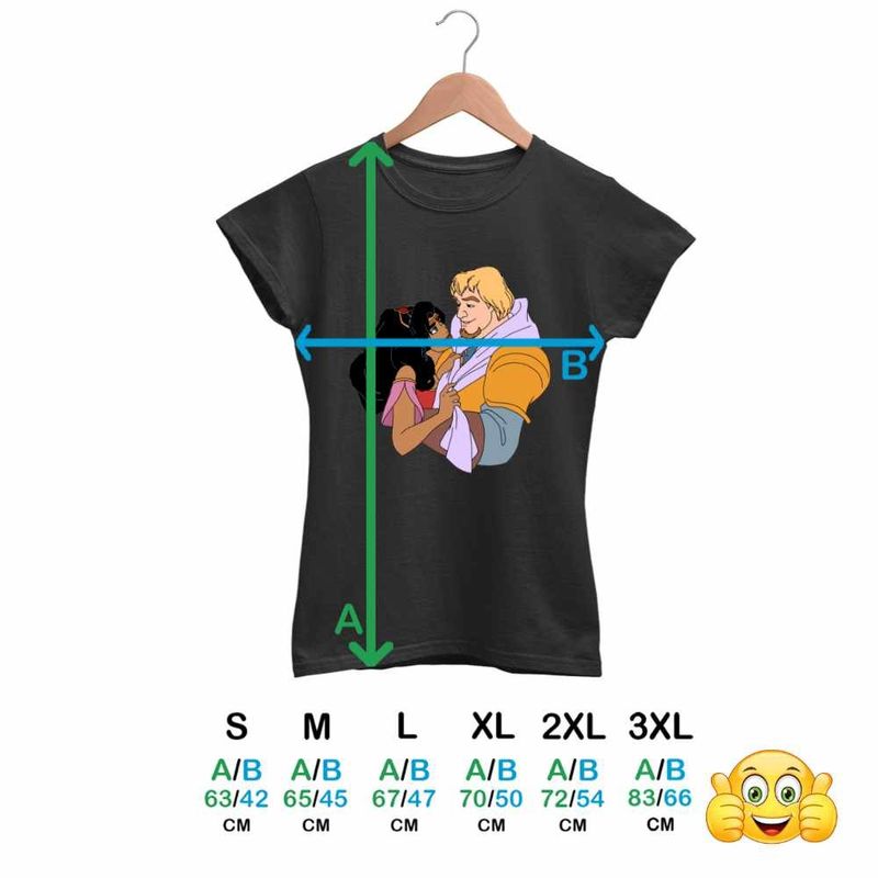 Fashion, accesorii si bijuterii - Femei - Imbracaminte femei - Tricouri si topuri femei - Tricou Femei Cocosatul de la Notre-Dame Esmeralda Phoebus, negru, marime XL - Infinity.ro