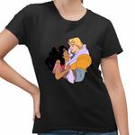 Fashion, accesorii si bijuterii - Femei - Imbracaminte femei - Tricouri si topuri femei - Tricou Femei Cocosatul de la Notre-Dame Esmeralda Phoebus, negru, marime XL - Infinity.ro