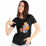 Fashion, accesorii si bijuterii - Femei - Imbracaminte femei - Tricouri si topuri femei - Tricou Femei Cocosatul de la Notre-Dame Esmeralda Phoebus, negru, marime XL - Infinity.ro