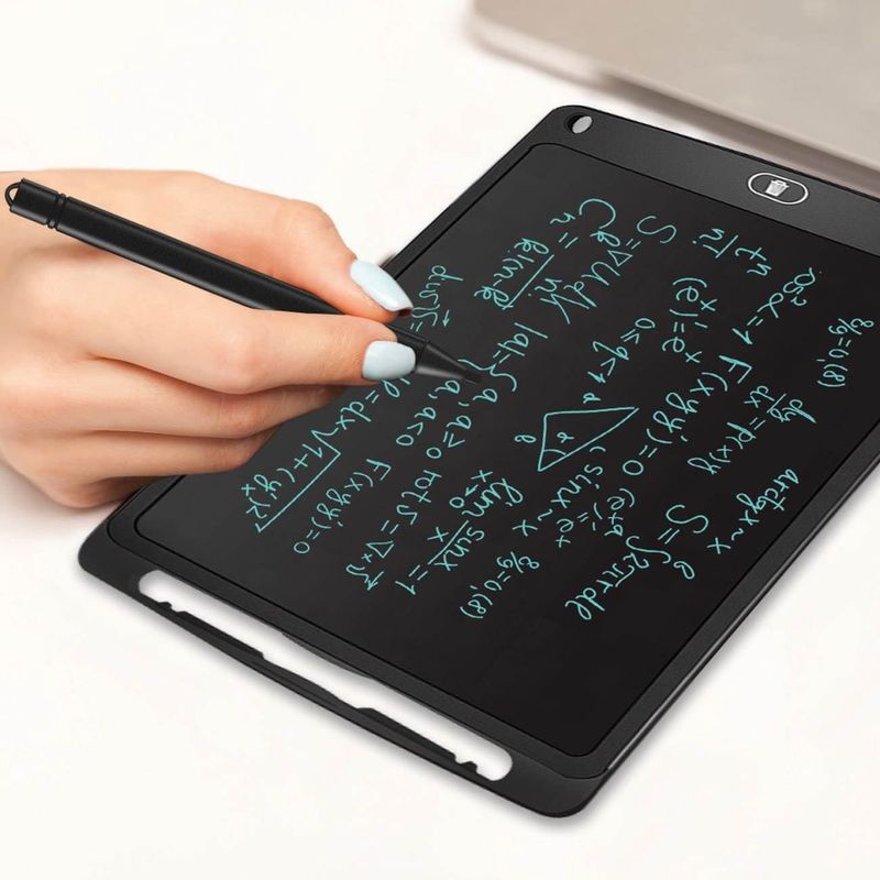 TV, Audio-Video si Foto - Videoproiectoare si accesorii - Table interactive - Tableta de Scris pentru Copii cu Ecran LCD 8.5 Inch, Pix Inclus, Negru - Infinity.ro