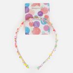 Fashion, accesorii si bijuterii - Copii - Accesorii copii - Accesorii pentru par copii - Bentita pentru copii, Transparenta cu Confetti si Strasuri - Infinity.ro