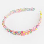 Fashion, accesorii si bijuterii - Copii - Accesorii copii - Accesorii pentru par copii - Bentita pentru copii, Transparenta cu Confetti si Strasuri - Infinity.ro
