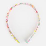 Fashion, accesorii si bijuterii - Copii - Accesorii copii - Accesorii pentru par copii - Bentita pentru copii, Transparenta cu Confetti si Strasuri - Infinity.ro