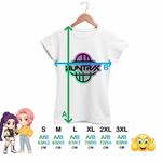 Fashion, accesorii si bijuterii - Femei - Imbracaminte femei - Tricouri si topuri femei - Tricou Femei Huntrix Simbol Kpop Demon Hunters, alb, marime 3XL - Infinity.ro