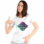 Fashion, accesorii si bijuterii - Femei - Imbracaminte femei - Tricouri si topuri femei - Tricou Femei Huntrix Simbol Kpop Demon Hunters, alb, marime 3XL - Infinity.ro