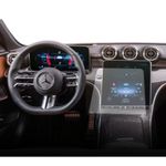 Auto si Moto - Piese auto si accesorii - Interior auto - Bord si accesorii - Folie Protectie Navigatie Duragon compatibila cu Mercedes-Benz C-CLASS 2021+, GLC 2022+, CLE  2023+, silicon, Anti-Shock, kit instalare - Infinity.ro