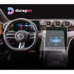 Auto si Moto - Piese auto si accesorii - Interior auto - Bord si accesorii - Foilie Protectie Navigatie Duragon compatibila cu Mercedes-Benz C-CLASS 2021+, GLC 2022+, CLE  2023+, silicon Mat, Anti-Shock, kit instalare - Infinity.ro