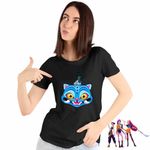 Fashion, accesorii si bijuterii - Femei - Imbracaminte femei - Tricouri si topuri femei - Tricou Femei Huntrix Derpy Sussie Kpop Demon Hunters, negru, marime 2XL - Infinity.ro