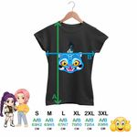 Fashion, accesorii si bijuterii - Femei - Imbracaminte femei - Tricouri si topuri femei - Tricou Femei Huntrix Derpy Sussie Kpop Demon Hunters, negru, marime 2XL - Infinity.ro