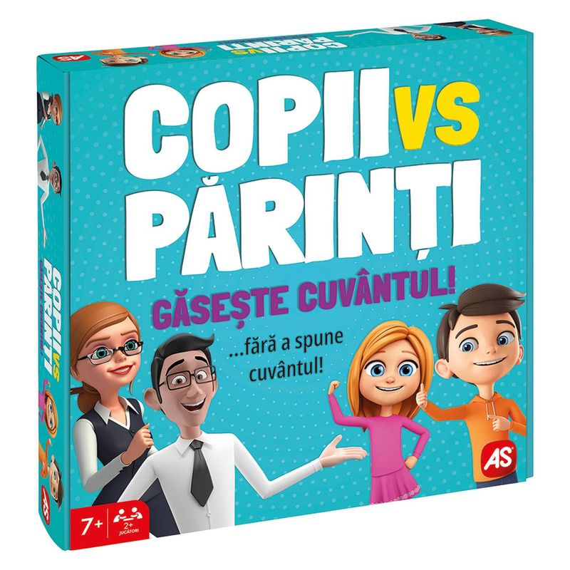 Jucarii, Copii si Bebe - Jucarii si jocuri - Jocuri si puzzle - Jocuri de societate - Joc de Societate Copii vs Parinti - Gaseste Cuvantul, 2+ Jucatori, 7+ Ani - Infinity.ro