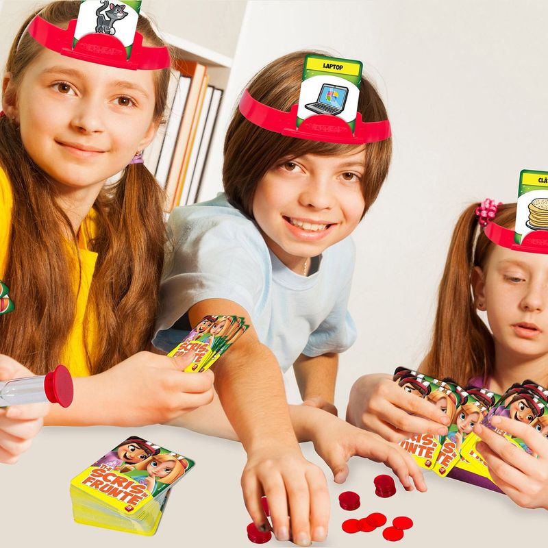 Jucarii, Copii si Bebe - Jucarii si jocuri - Jocuri si puzzle - Jocuri de societate - Joc de Societate pentru Copii Ti-e Scris in Frunte, 2-6 Jucatori, 7+ Ani - Infinity.ro