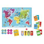 Jucarii, Copii si Bebe - Jucarii si jocuri - Jocuri si puzzle - Jocuri de societate - Joc de Societate Educativ Cunosc Lumea, 2-4 Jucatori, 6+ Ani, Multicolor - Infinity.ro