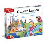 Jucarii, Copii si Bebe - Jucarii si jocuri - Jocuri si puzzle - Jocuri de societate - Joc de Societate Educativ Cunosc Lumea, 2-4 Jucatori, 6+ Ani, Multicolor - Infinity.ro