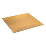 Casa si Gradina - Bucatarie si vesela - Vesela si tacamuri - Platouri de bucatarie - Platou Decorativ Plastic Patrat Auriu 30x30x2cm - Infinity.ro
