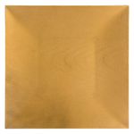 Casa si Gradina - Bucatarie si vesela - Vesela si tacamuri - Platouri de bucatarie - Platou Decorativ Plastic Patrat Auriu 30x30x2cm - Infinity.ro