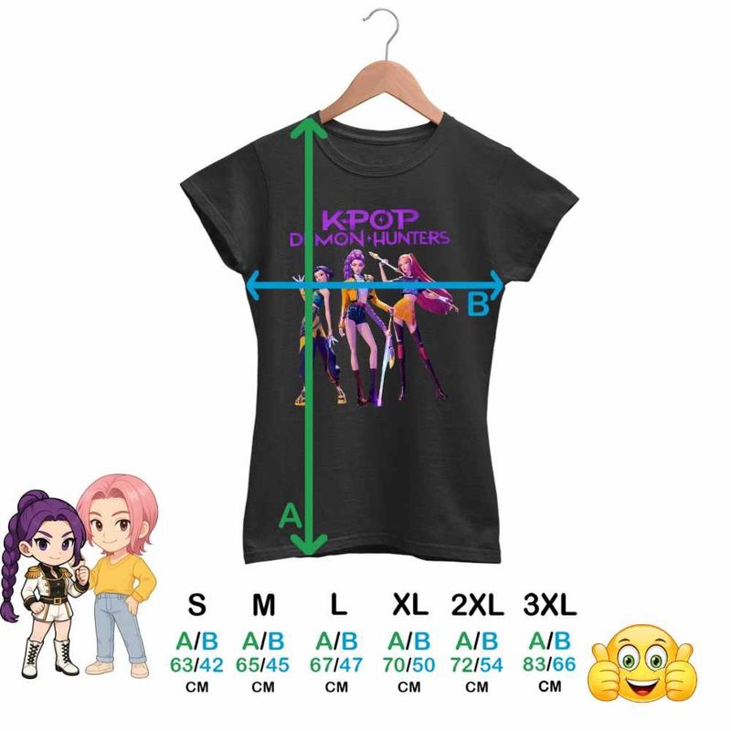Fashion, accesorii si bijuterii - Femei - Imbracaminte femei - Tricouri si topuri femei - Tricou Femei Huntrix Dream Team Kpop, negru, marime L - Infinity.ro