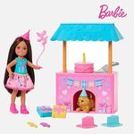 Jucarii, Copii si Bebe - Jucarii si jocuri - Papusi si accesorii - Papusi - Set de joaca cu papusa Chelsea, Casa transformabila pentru petrecere, 12 accesorii, 3+ ani - Infinity.ro