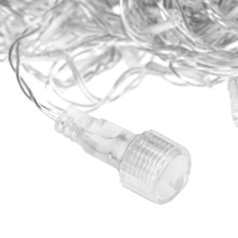 Casa si Gradina - Decoratiuni - Decoratiuni de sezon - Instalare lumini LED perdea cu 200 de becuri interconectabile pentru decorarea c - Infinity.ro