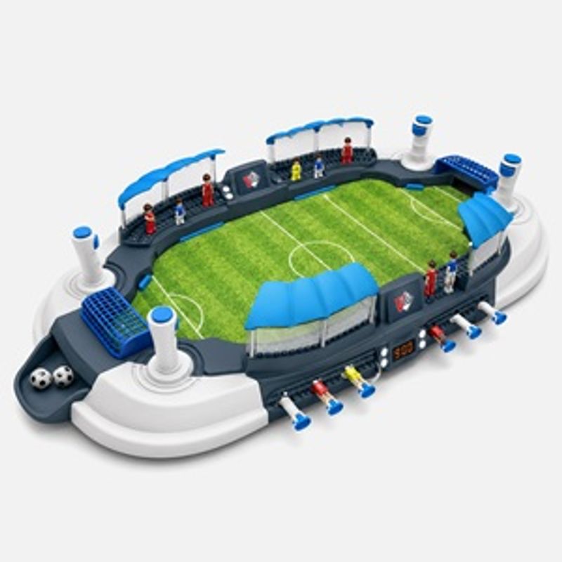 Sport si Outdoor - Alte sporturi - Mese fusball - Masa de fotbal cu 8 figurine, 70,5x35,8x11,8 cm, albastru - Infinity.ro