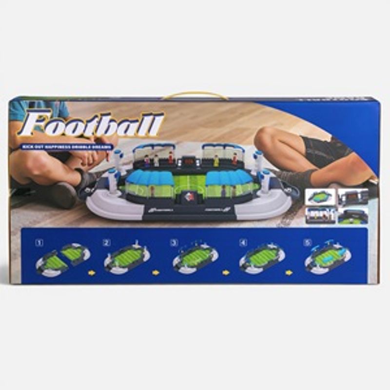 Sport si Outdoor - Alte sporturi - Mese fusball - Masa de fotbal cu 8 figurine, 70,5x35,8x11,8 cm, albastru - Infinity.ro