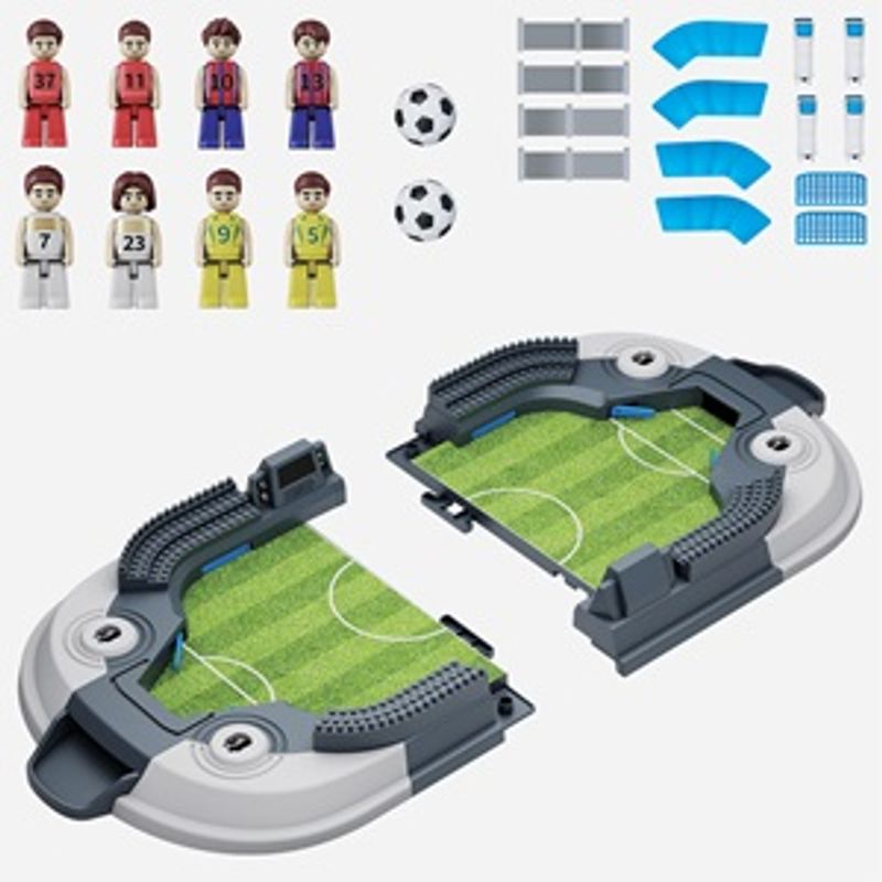 Sport si Outdoor - Alte sporturi - Mese fusball - Masa de fotbal cu 8 figurine, 70,5x35,8x11,8 cm, albastru - Infinity.ro