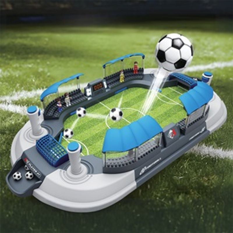 Sport si Outdoor - Alte sporturi - Mese fusball - Masa de fotbal cu 8 figurine, 70,5x35,8x11,8 cm, albastru - Infinity.ro