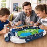 Sport si Outdoor - Alte sporturi - Mese fusball - Masa de fotbal cu 8 figurine, 70,5x35,8x11,8 cm, albastru - Infinity.ro