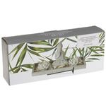 Casa si Gradina - Decoratiuni - Decoratiuni de sezon - Set Decorativ cu Baza din Ciment, Figurina Buddha si Lumanari Pastila, 30x12cm - Infinity.ro